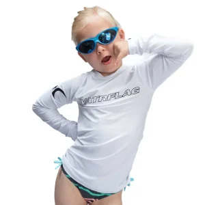 Malaga lange mouw UPF 50+ White Kids Rashguard